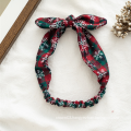 UNIQ AH041 Wholesale 2020 Christmas Headbands Knot Turban Headband Christmas Elastic Hair Band for Women and Girls